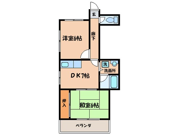 メゾン醒ヶ井の物件間取画像